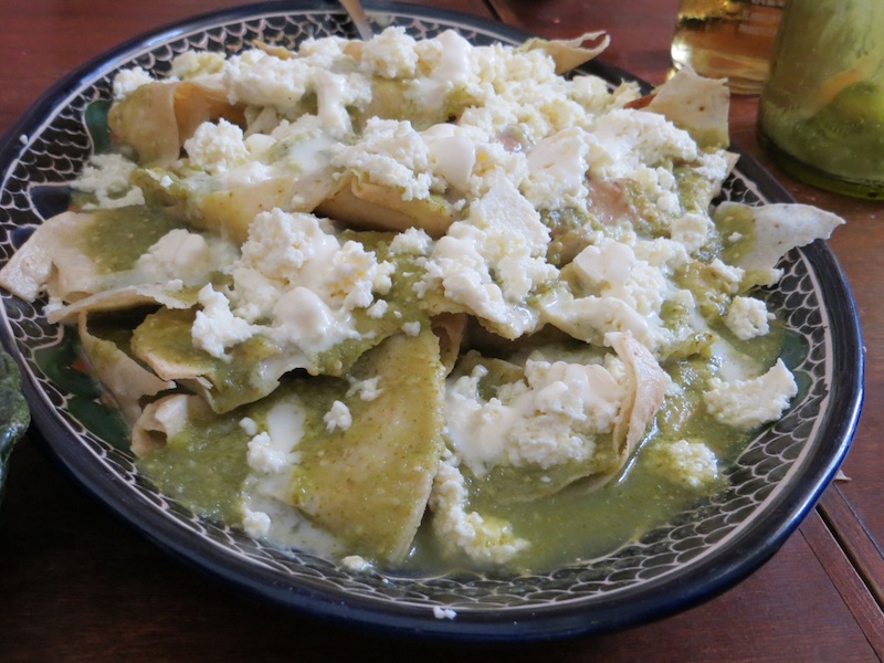 Green Chilaquiles | Chilaquiles Verdes