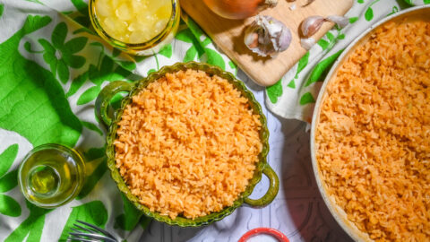 Arroz Rojo - BEST Mexican Red Rice Recipe