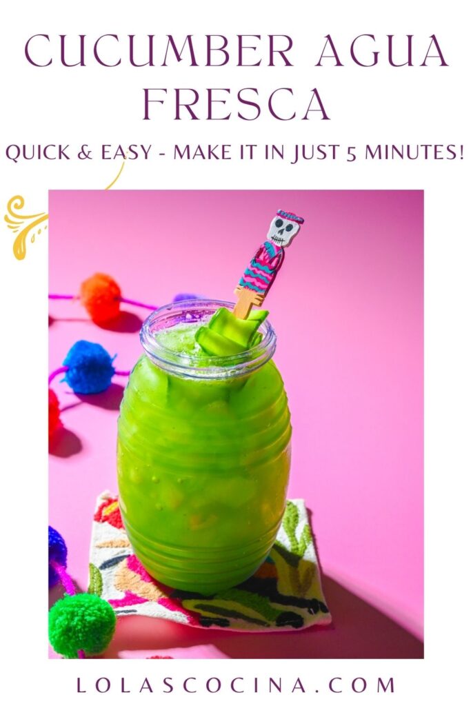 BEST Agua de Pepino (Cucumber Agua Fresca Recipe)