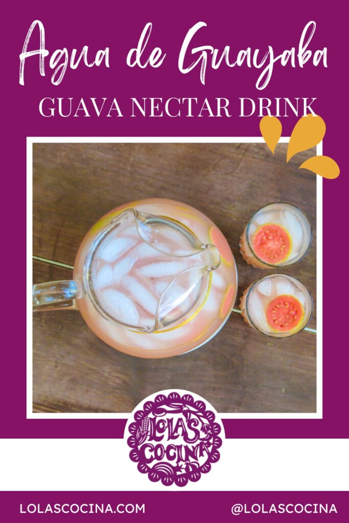 agua de guayaba guava nectar guava agua fresca