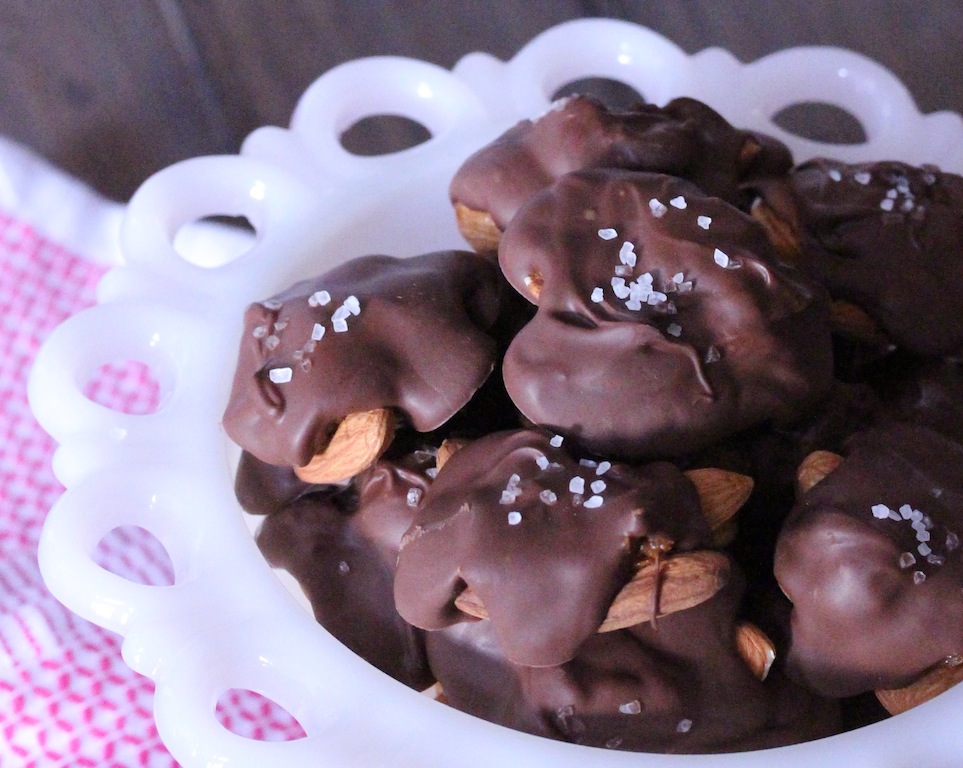 Dulce de Leche Chocolate Almond Clusters