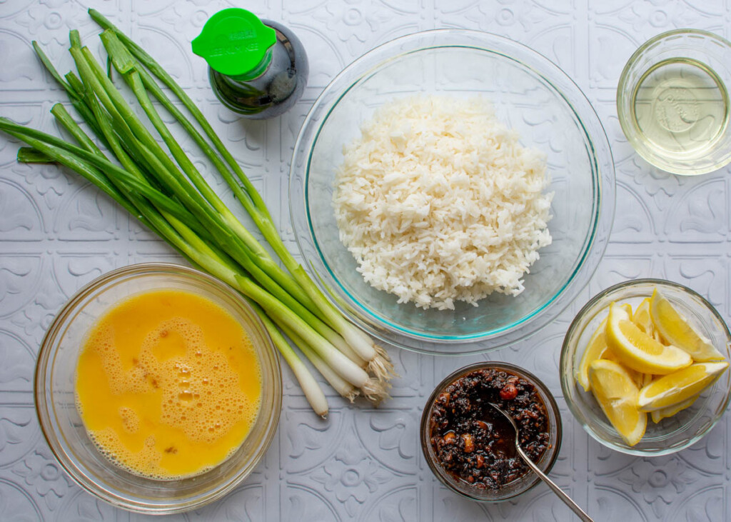 arroz frito ingredients