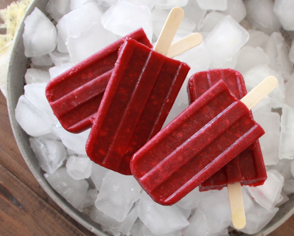 Hibiscus Mango Popsicles | Paletas de Jamaica y Mango