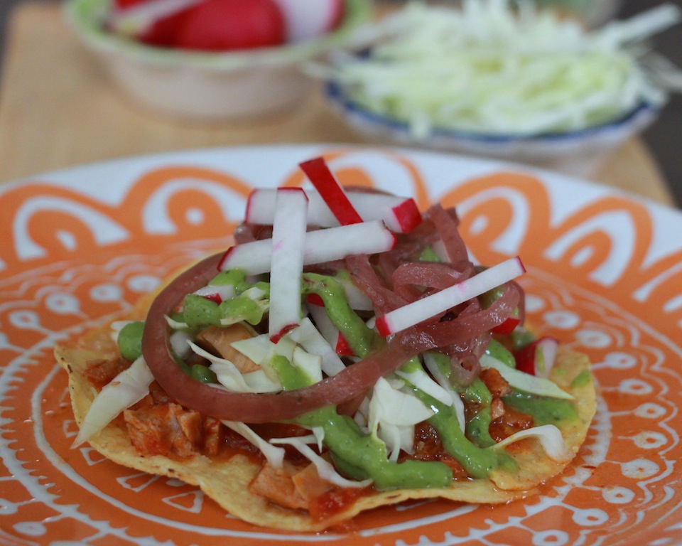 Turkey Tinga Tostadas