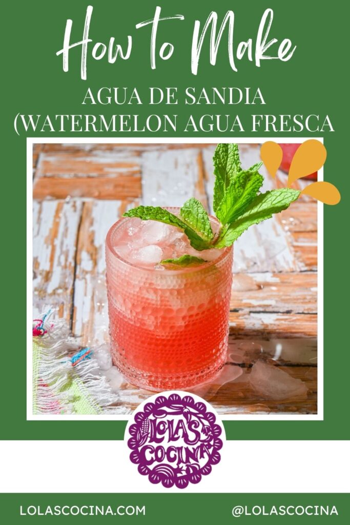 Agua de sandia Agua de sandia receta Agua fresca de sandia Sandia agua fresca recipe Sandia agua fresca Watermelon agua fresca Watermelon agua fresca mexican