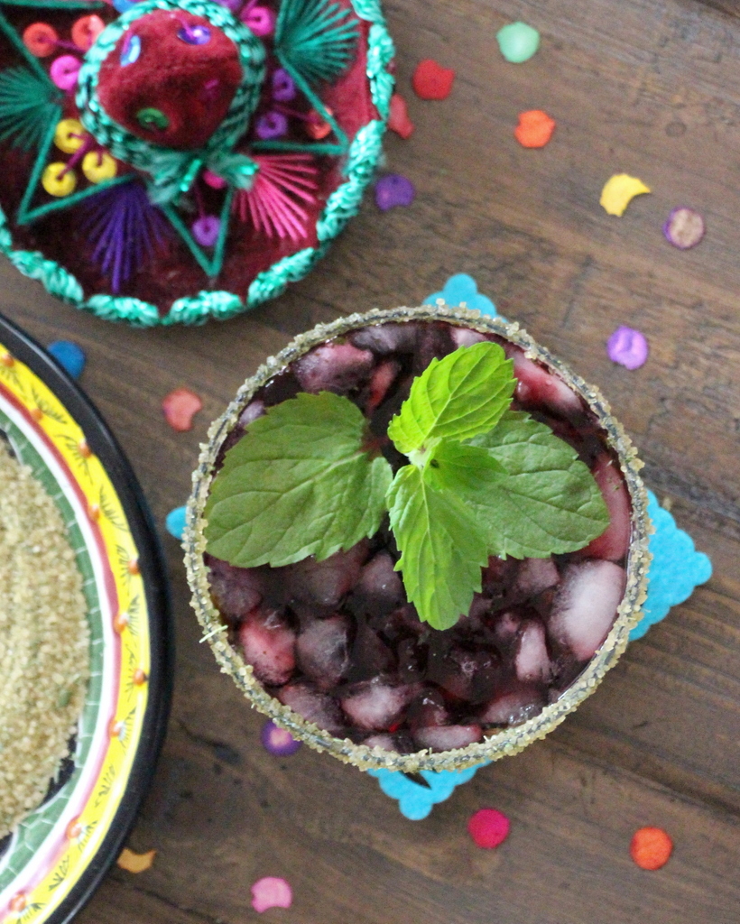 Hibiscus Mint Mezcal Margarita | Lola's Cocina