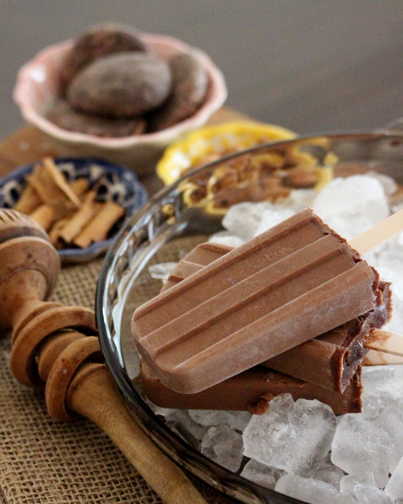 Mexican chocolate popsicles | Lola's Cocina