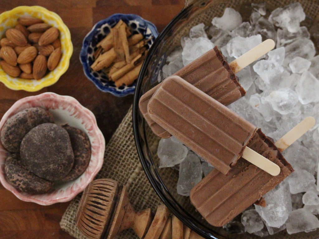 Mexican chocolate paletas | Lola's Cocina