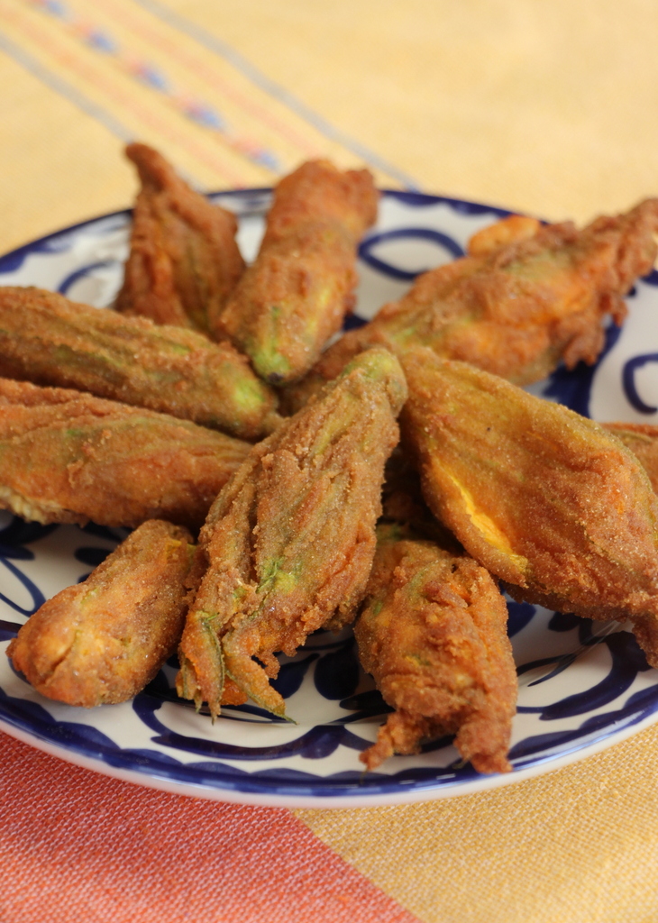 Stuffed Squash Blossoms | Lola's Cocina | www.lolascocina.com