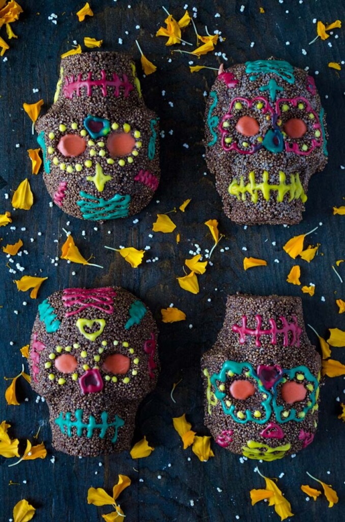 chocolate skulls