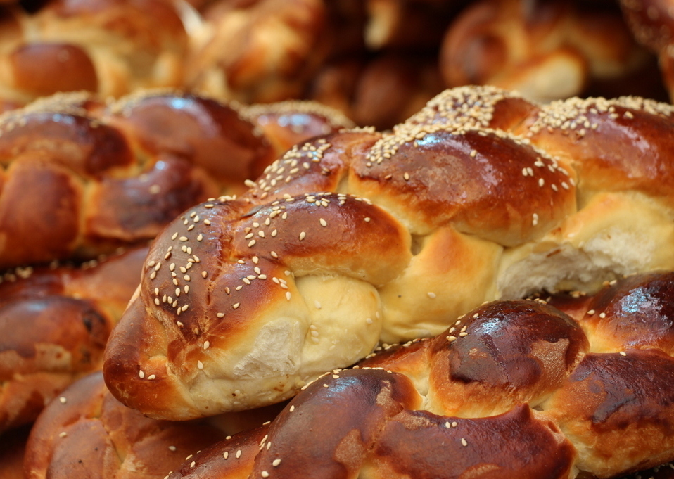 Challah in Jerusalem's Mahane Yehuda Market