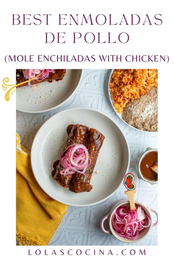 Enchiladas de mole