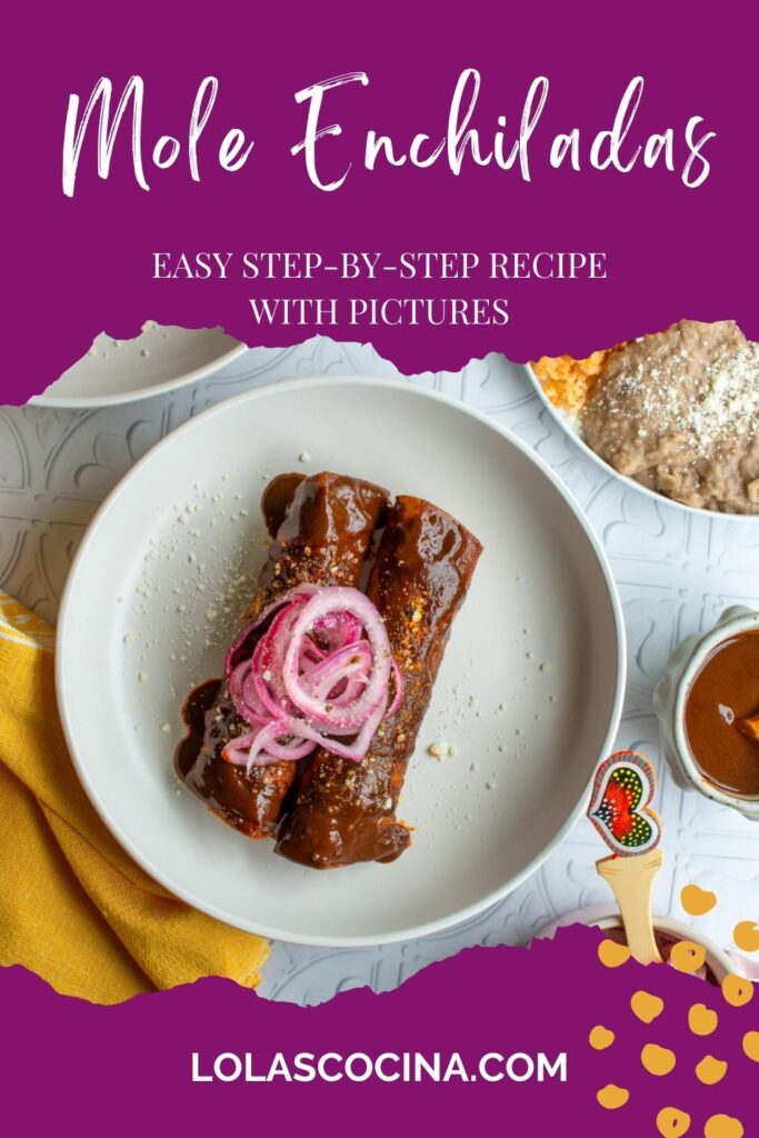 Enchiladas de mole
