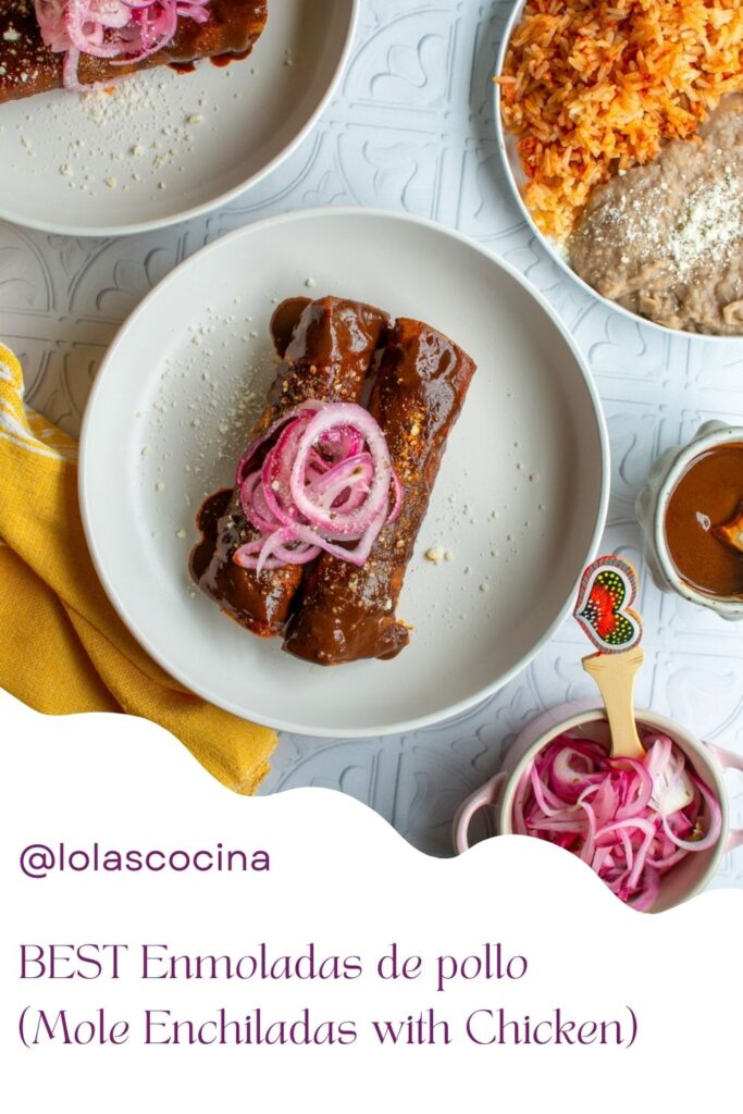 Enchiladas de mole