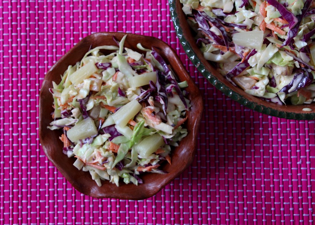 Grandma Lola’s Pineapple Coleslaw