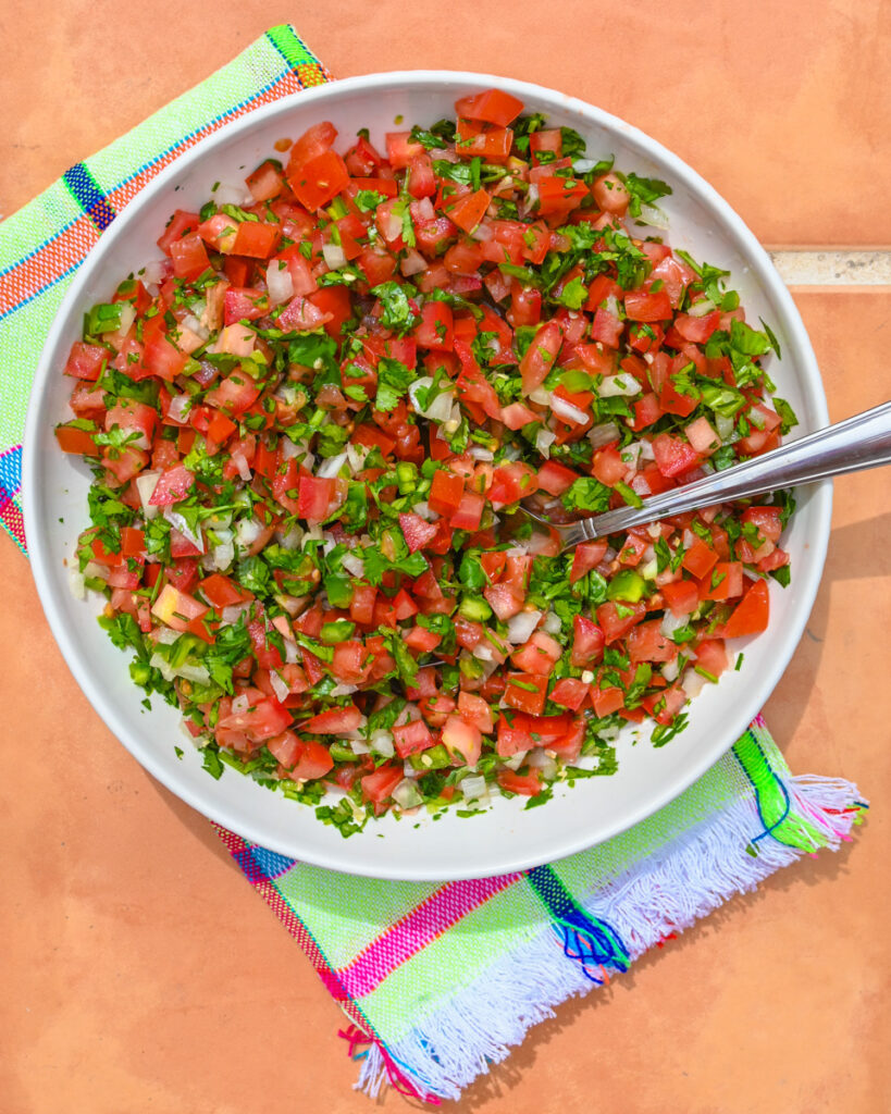 Salsa bandera Pico de galo Pico de galo Mexican salsa recipe Mexican salsa Mexican salsa recipes authentic