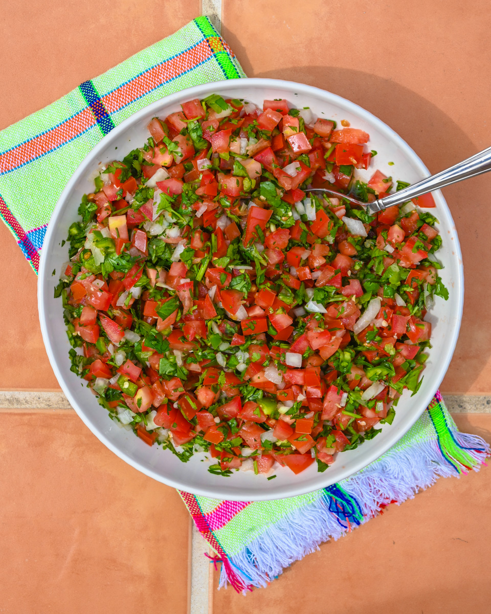 Salsa bandera Pico de galo Pico de galo Mexican salsa recipe Mexican salsa Mexican salsa recipes authentic