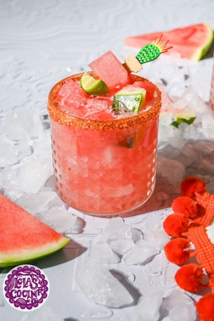 Agua de sandia y limon Agua de sandia con limon Watermelon agua fresca Watermelon lime agua fresca Agua fresca watermelon Agua freca mexicanas