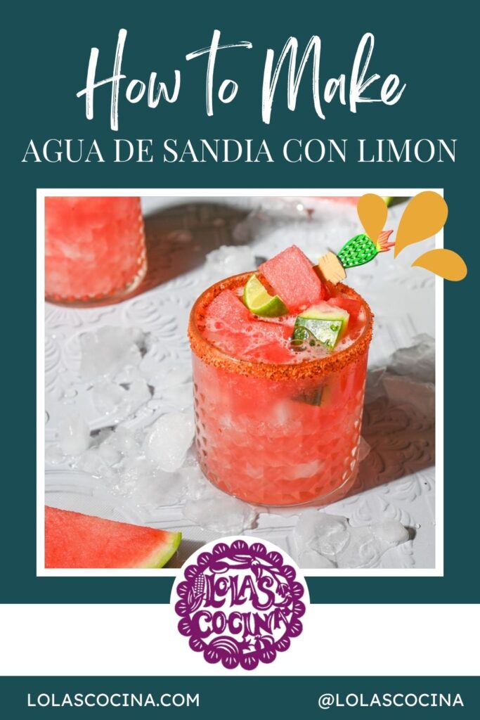 Agua de sandia y limon Agua de sandia con limon Watermelon agua fresca Watermelon lime agua fresca Agua fresca watermelon Agua freca mexicanas