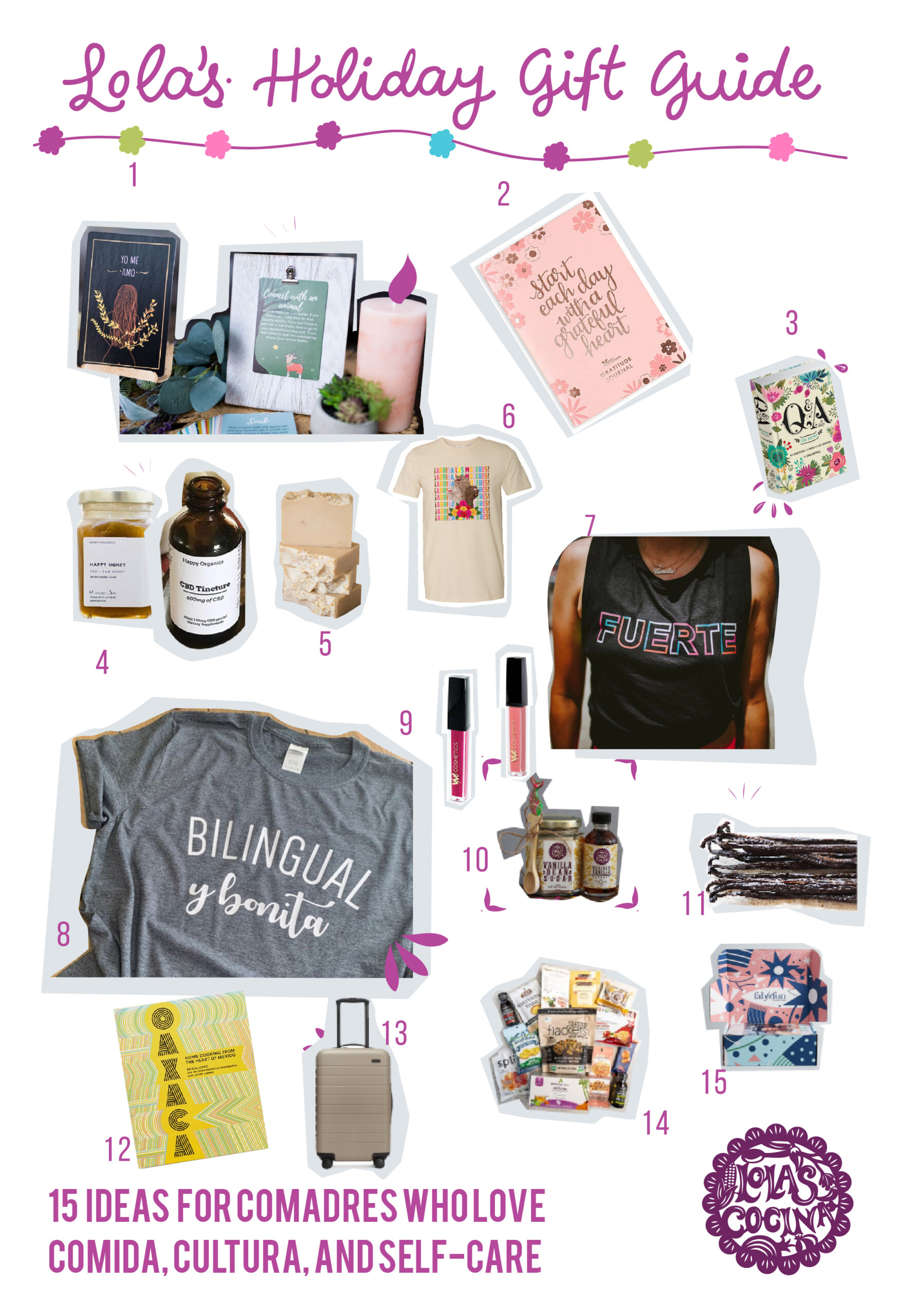 Lola’s Holiday Gift Guide: 15 Ideas for Comadres Who Love Comida, Cultura, and Self-Care