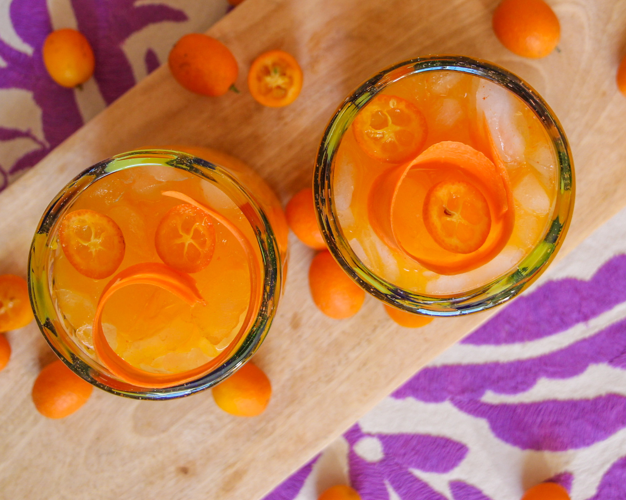 Kumquat and Carrot Agua Fresca