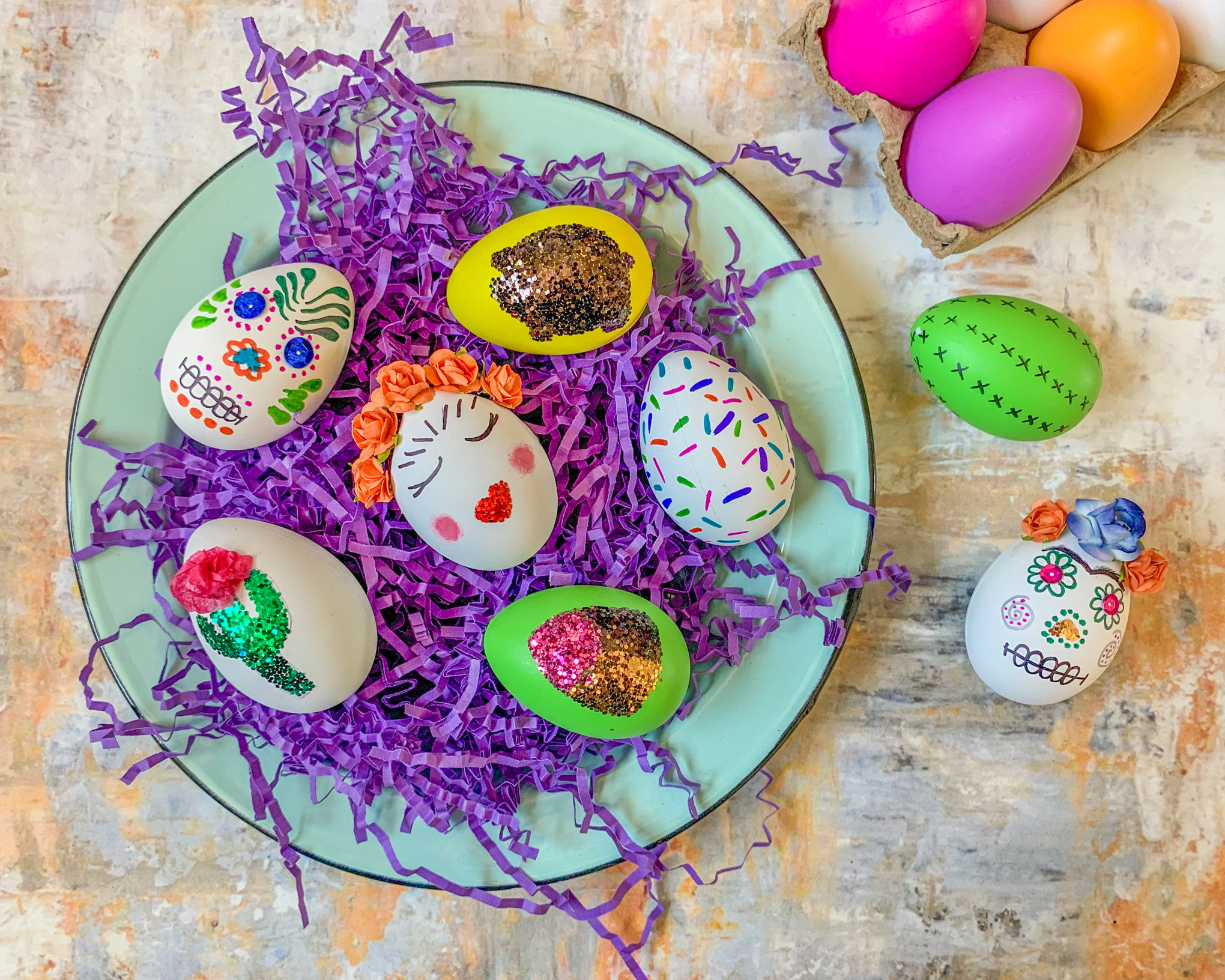 Fiesta and Fun: Bedazzling Your Easter Huevos