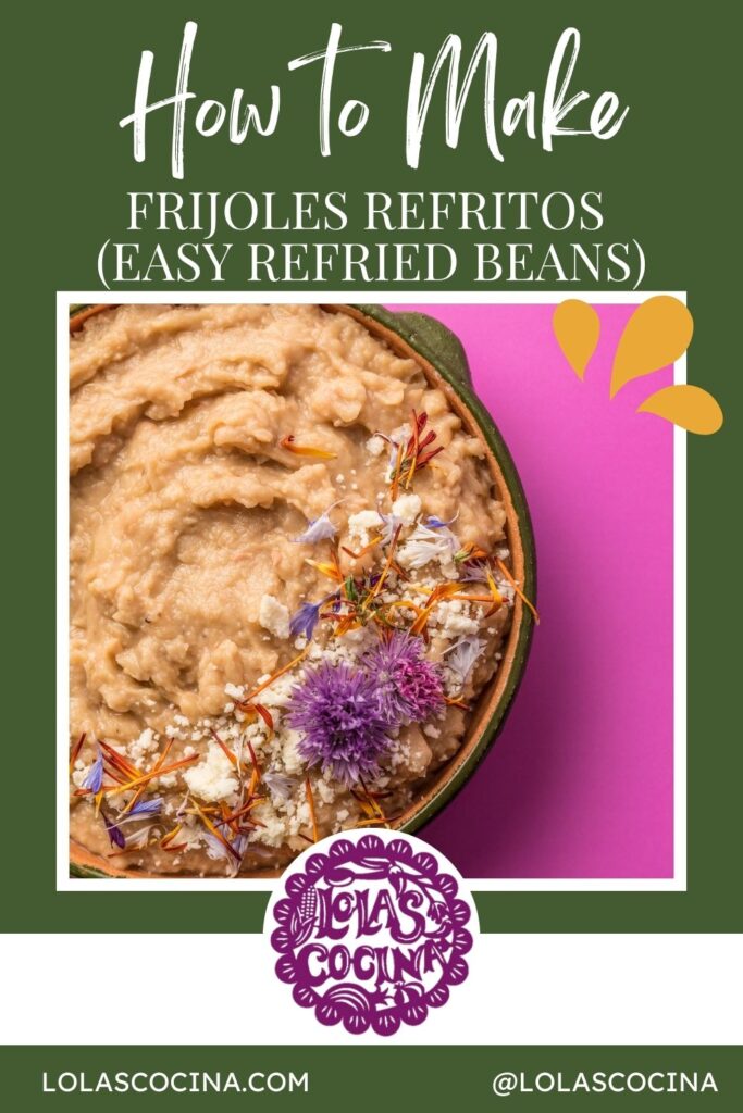 How to Make Frijoles Refritos (Gluten Free Refried Beans)