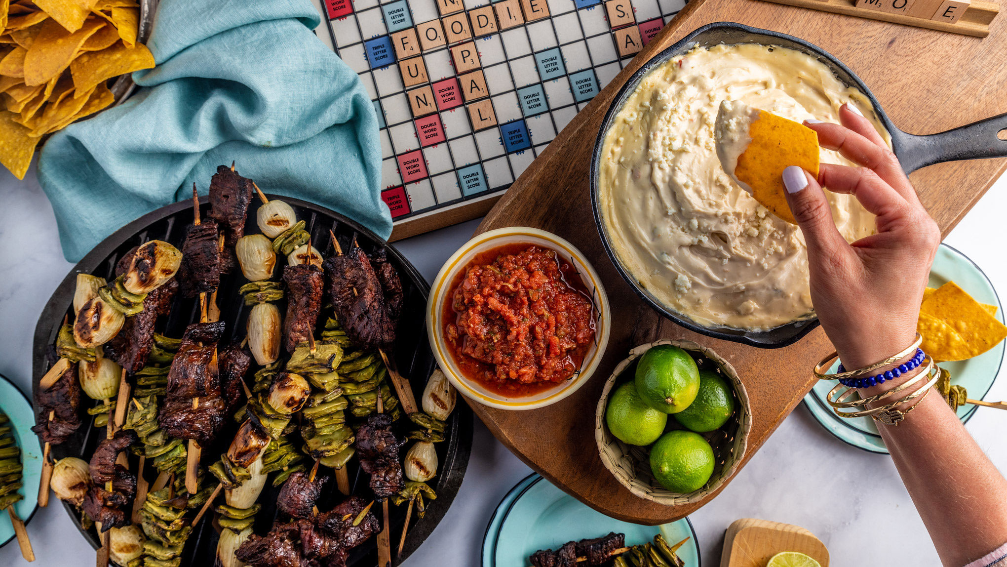 Game On: Carne, Queso, and Cacique