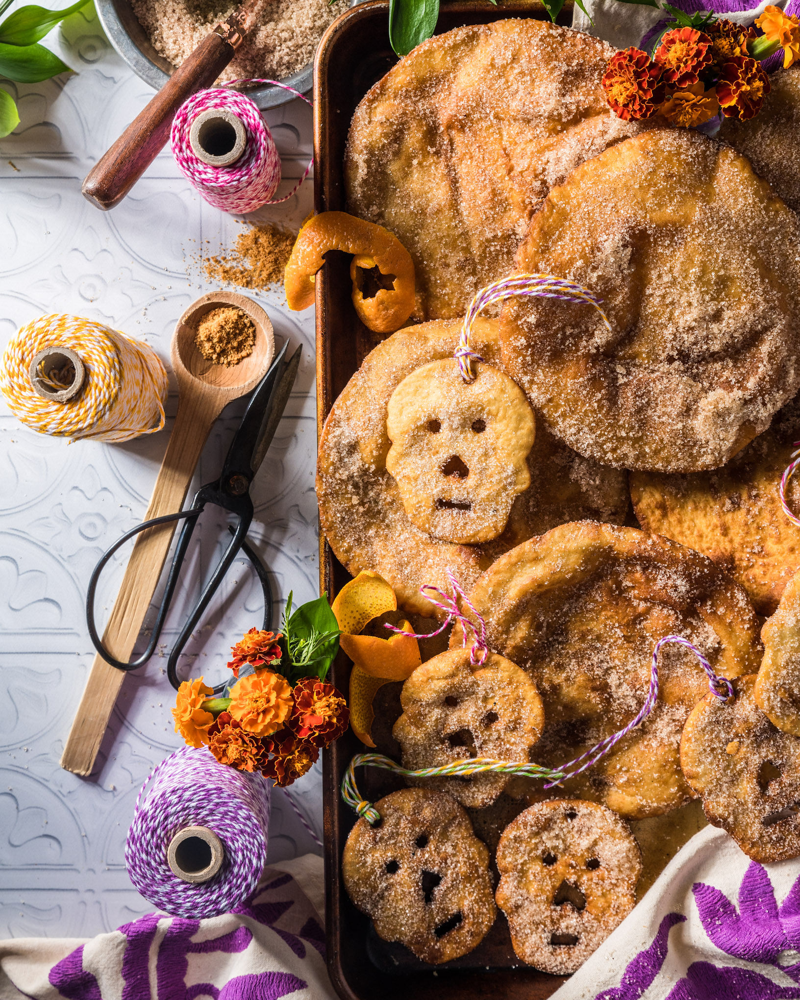 Piloncillo Syrup + Bunuelos