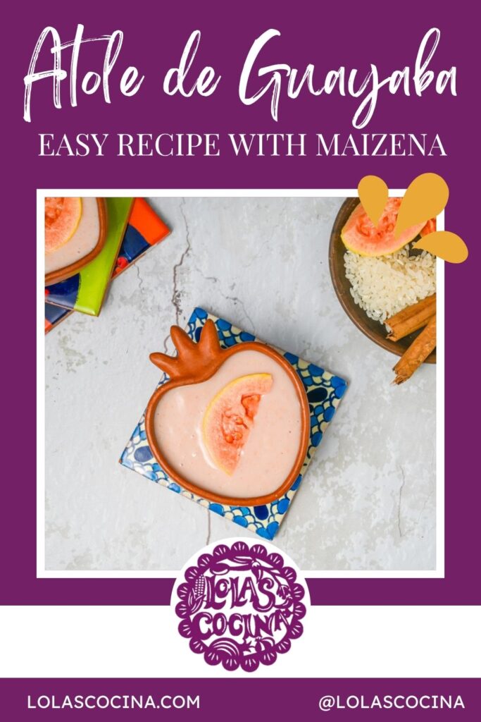 Atole de guayaba Atole de guayaba con maizena Atole de guayaba natural Pink guava atole