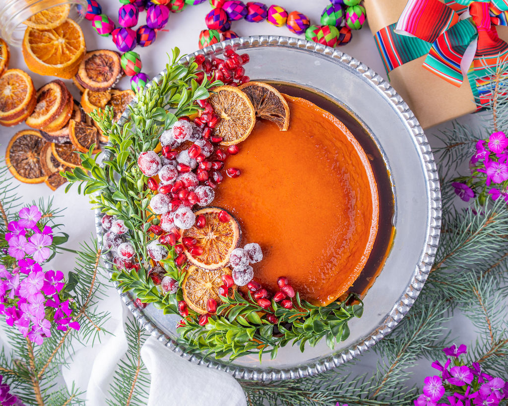 Lola’s Holiday Flan de Rompope (Eggnog and Rum Flan)