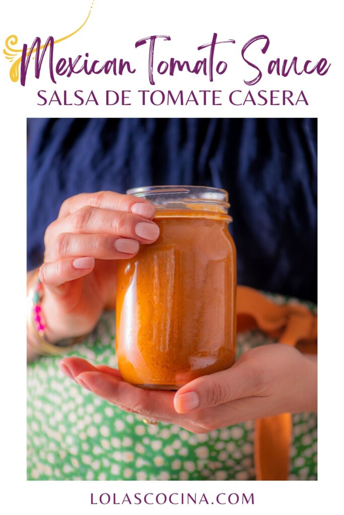 Mexican tomato sauce salsa de tomate casera