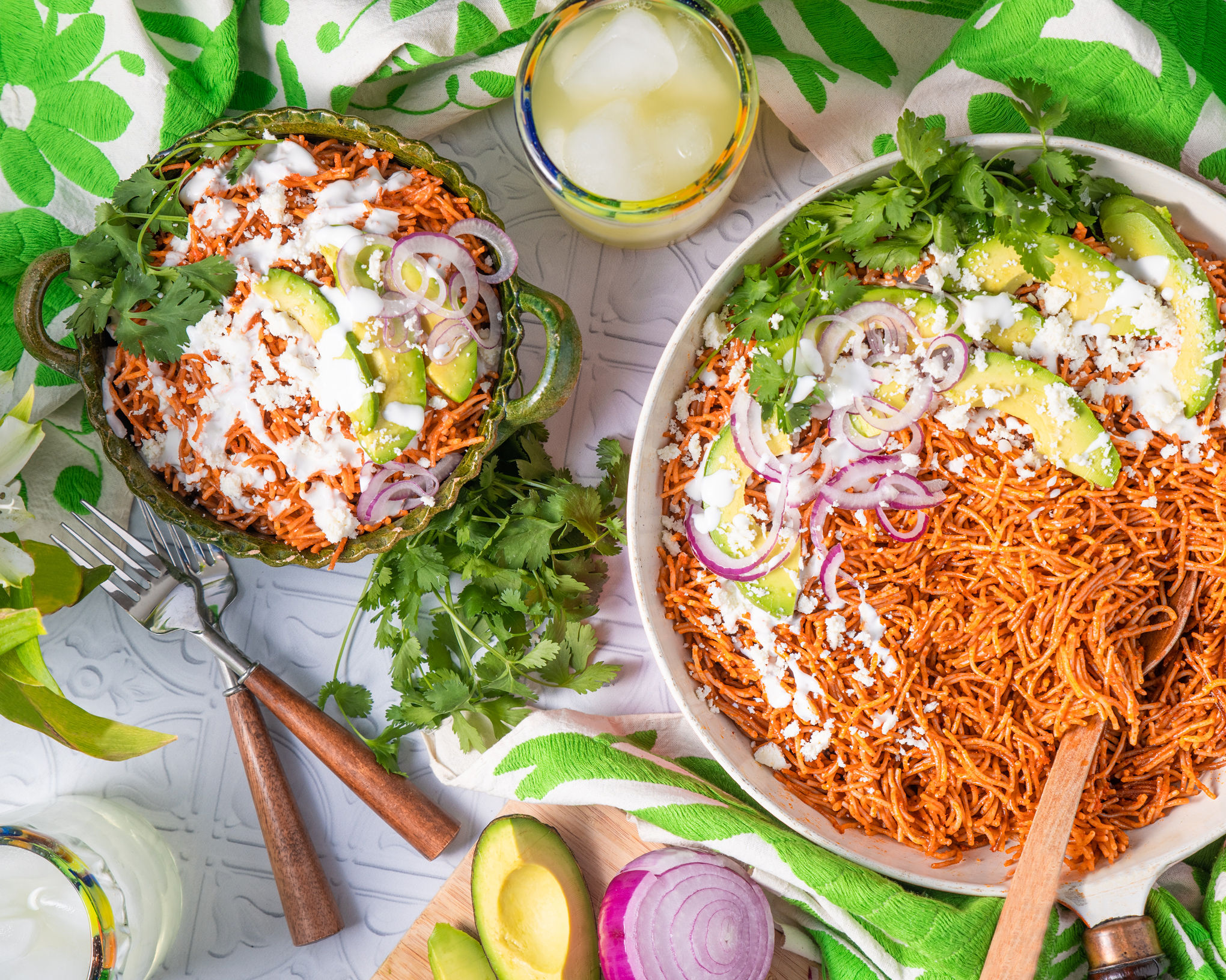 Oaxaca fideo seco, Chef Marcela fideo seco