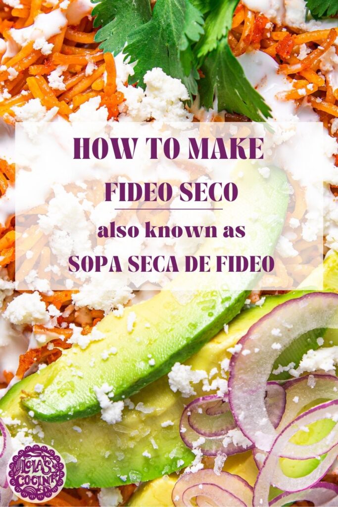 Fideo seco Fideo seco recipe Fideo seco recetas Fideo seco gourmet Fideo seco al chipotle Fideo seco mexicano