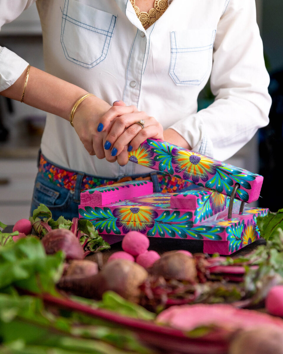 how to make pink corn tortillas