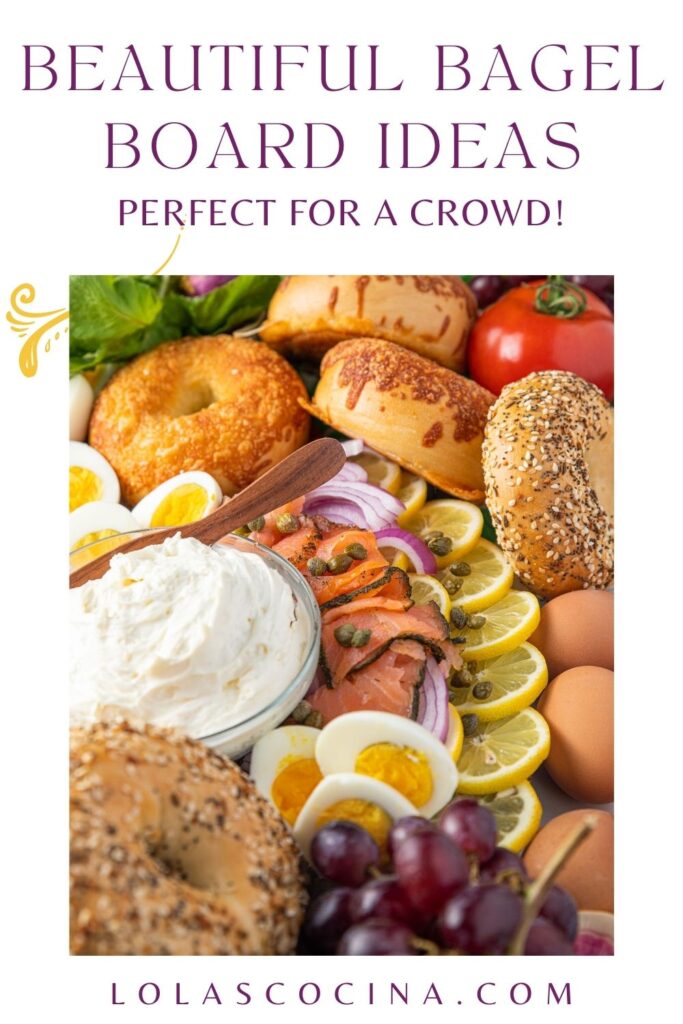 How to Make a Beautiful Bagel Board for a Crowd