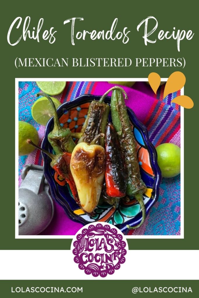 Chiles toreados recipe Chiles toreados receta Chiles toreados con soya Chiles toreaods con cebolla Chiles toreados para sushi Chiles toreados en salsa soya Blistered peppers