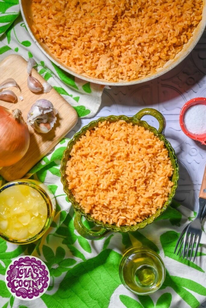 Arroz rojo mexicano Arroz rojo recipe Arroz rojo receta Arroz rojo mexicano receta Mexican red rice Mexican red rice recipe Red rice recipe mexican