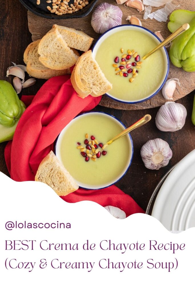 Crema de chayote Crema de chayote sin lácteos Crema de chayote receta Chayote squash recipes Chayote squash Chayote soup