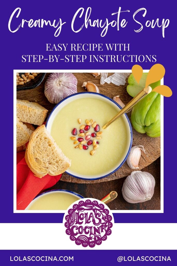 Crema de chayote Crema de chayote sin lácteos Crema de chayote receta Chayote squash recipes Chayote squash Chayote soup