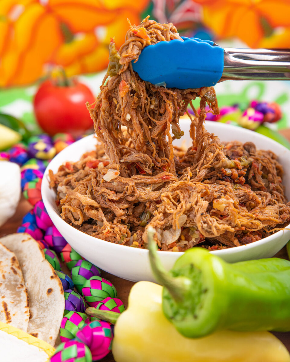 BEST Mexican Shredded Beef (Slow Cooker Machaca)