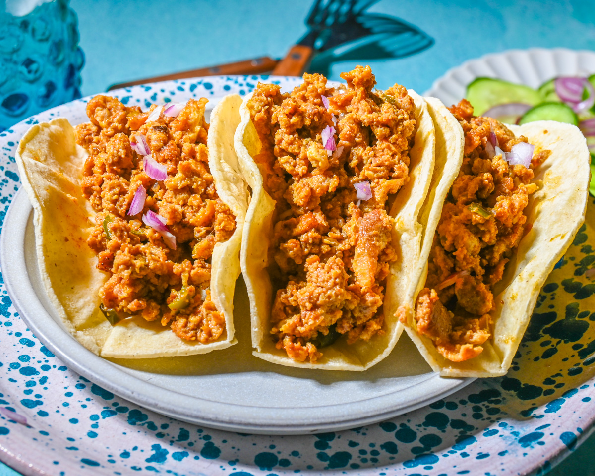 BEST Tacos de Huevo con Chorizo