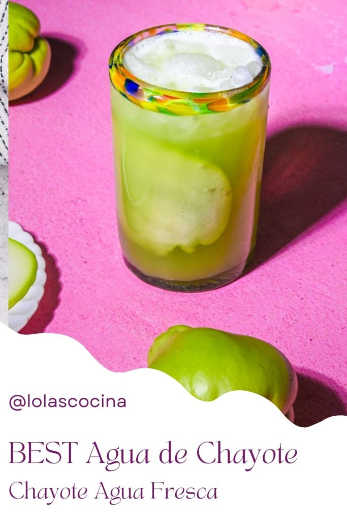 Agua de chayote Agua fresca de chayote Chayote benefits Chayote Chayote benefits Chayote juice