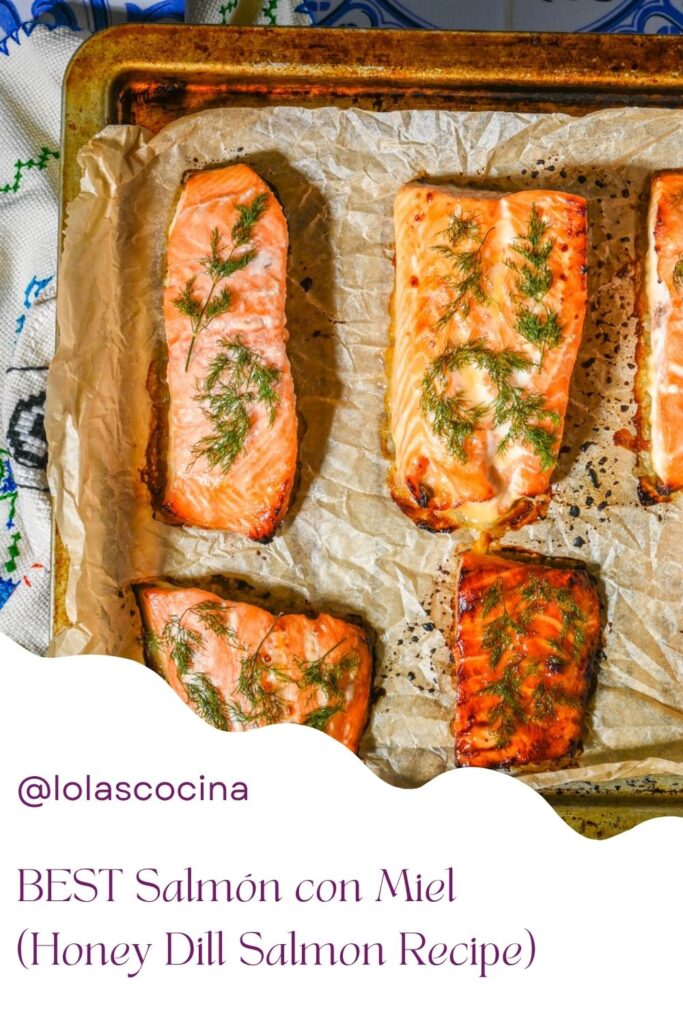 Salmón con miel Salmon con mango Salmon with mango salsa Honey dill salmon