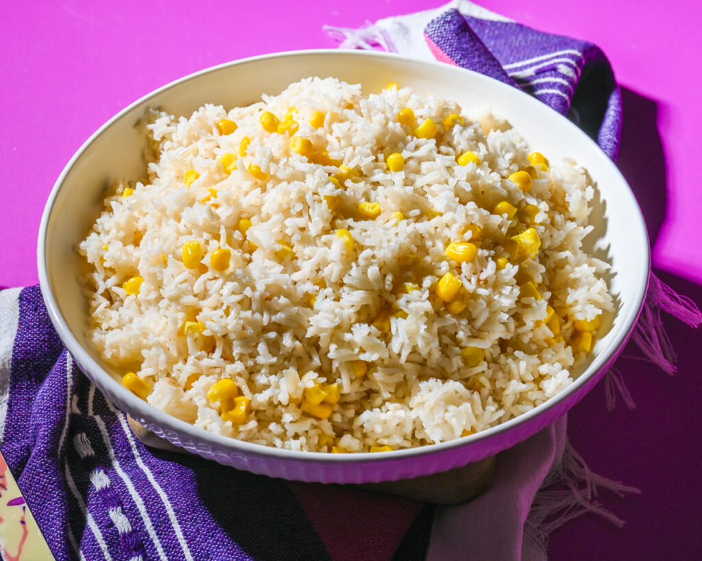 Arroz blanco recipe mexicano Arroz blanco Arroz blanco receta Arroz blanco con elote Mexican white rice Mexican white rice with corn