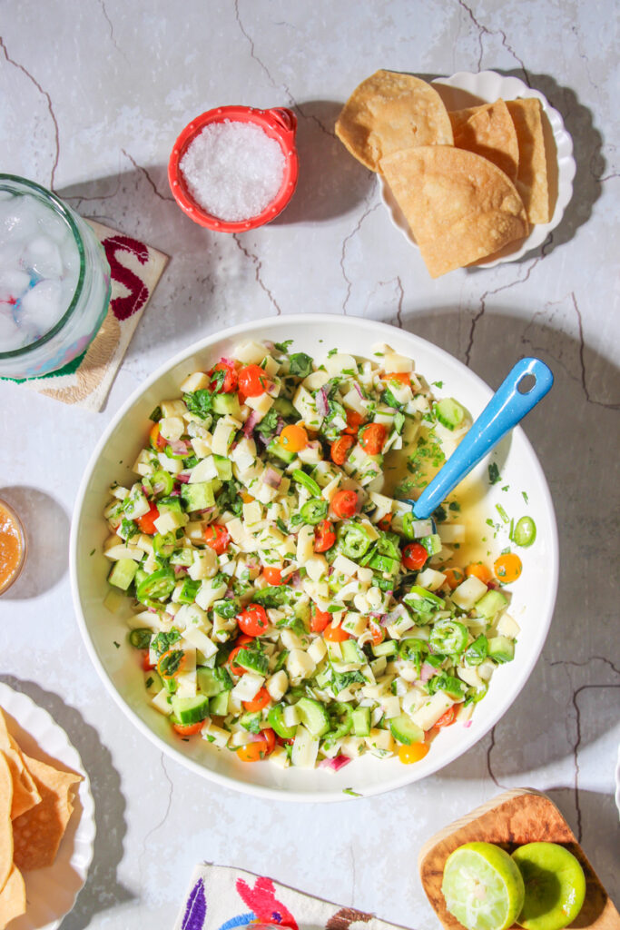 Ceviche de palmitos Ceviche de palmito receta Ceviche de palmito gourmet Vegan ceviche Vegan ceviche recipes Vegan ceviche hearts of palm Hearts of palm recipes Hearts of palm ceviche Hearts of palm ceviche recipes