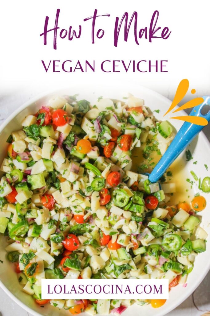 Ceviche de palmitos Ceviche de palmito receta Ceviche de palmito gourmet Vegan ceviche Vegan ceviche recipes Vegan ceviche hearts of palm Hearts of palm recipes Hearts of palm ceviche Hearts of palm ceviche recipes