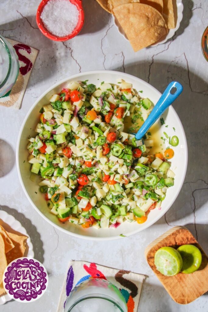 Ceviche de palmitos Ceviche de palmito receta Ceviche de palmito gourmet Vegan ceviche Vegan ceviche recipes Vegan ceviche hearts of palm Hearts of palm recipes Hearts of palm ceviche Hearts of palm ceviche recipes