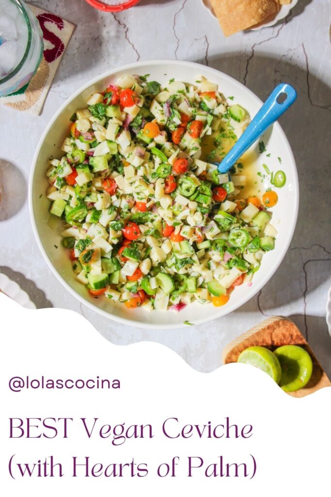 Ceviche de palmitos Ceviche de palmito receta Ceviche de palmito gourmet Vegan ceviche Vegan ceviche recipes Vegan ceviche hearts of palm Hearts of palm recipes Hearts of palm ceviche Hearts of palm ceviche recipes