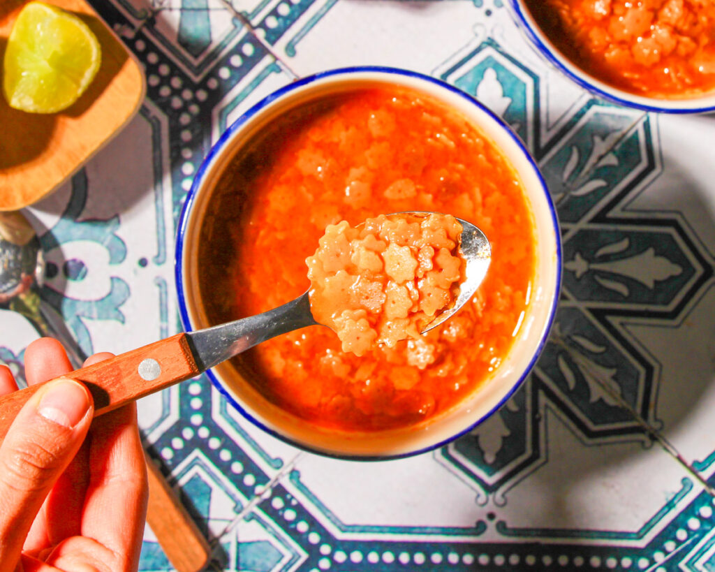 Sopa de estrellitas Sopa de estrella Sopa de estrellas recipe soups Sopa de estrellitas easy